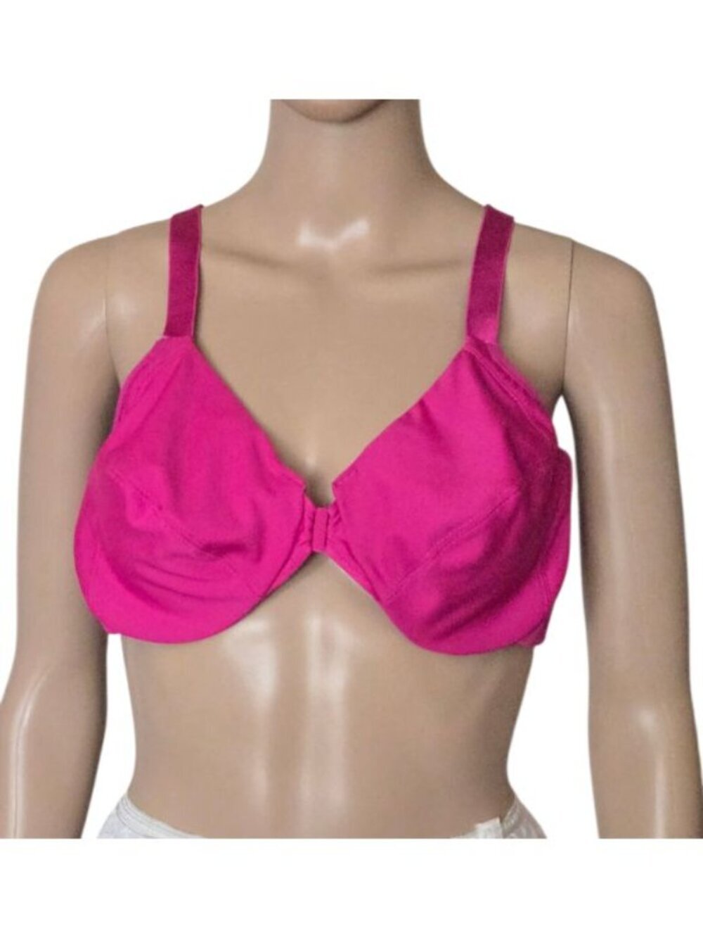 Glamorise Front Closure Smoothing Wonder Wire Bra Pink 1247 Underwire size 38C
